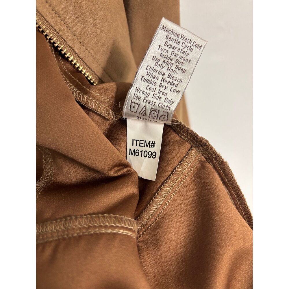 Draper's & Damon's Faux Suede Zip Jacket  Braided Trim Western Bohemian Chic PS - Picture 8 of 11